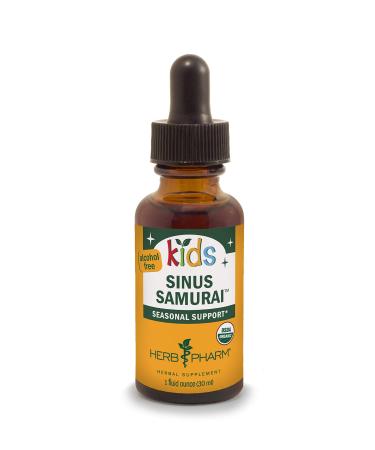 Herb Pharm Kid's Sinus Samurai Alcohol Free 1 fl oz (30 ml) - Buy Online on GoSupps.com