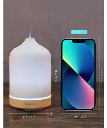 BULLEOO Nature Ceramic Essential Oil Diffuser - Ultrasonic Aromatherapy Diffuser in White - Buy Online on GoSupps.com
