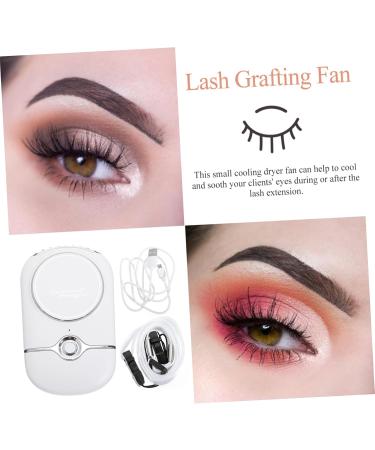 Housoutil 1pc Eyelash Hair Dryer Eyelash Air Conditioning Blower Halloween Grafting Eyelash Dryer Handheld Eyelash Fan Eyelashes Dryer Fan Electronic Component Mini White Blow Dryer 12.9x7.6cm - Buy Online on GoSupps.com