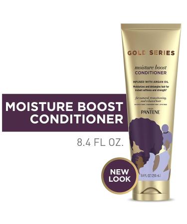 Pantene Gold Series Moist Boost Conditioner 8.4 oz - Hydrating Hair Care for All Hair Types | International Shipping Available - Buy Online on GoSupps.com