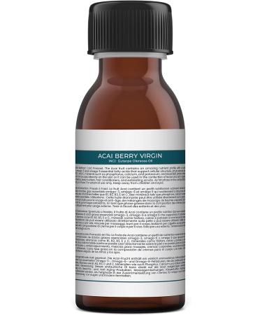 Buy Mystic Moments Acai Berry Virgin Carrier Oil 250ml - Pure Natural Vegan Oil for Hair Face Nails Aromatherapy & Massage - GVO Free - Buy Online on GoSupps.com