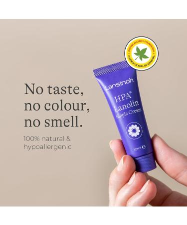 Lansinoh HPA Lanolin Nipple Cream 10ml - Natural Breastfeeding Essential for Sore & Cracked Skin - Buy Online on GoSupps.com