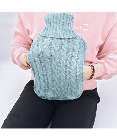 ZEARLY 2L Hot Water Bottle with Knitted Cover - Perfect for Kids Men & Women | Cozy Winter Warmth - Buy Online on GoSupps.com