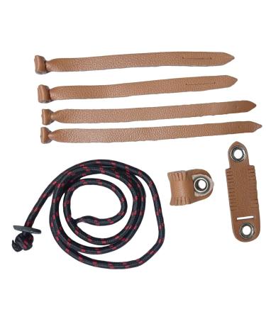 Falconry aylmeri anklets Jesses & Leash Set size Large
