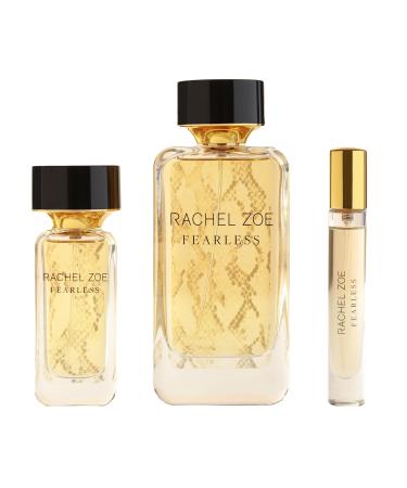 Rachel Zoe Fearless for Women - 3 Pc Gift Set 3.4oz EDP Spray 10oz Body Mist Scarf
