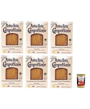 Italian Gourmet E.R. 6 x Antica Pasta di Campofilone Maccheroncini 250 g + Gourmet Italian Pulp 400 g