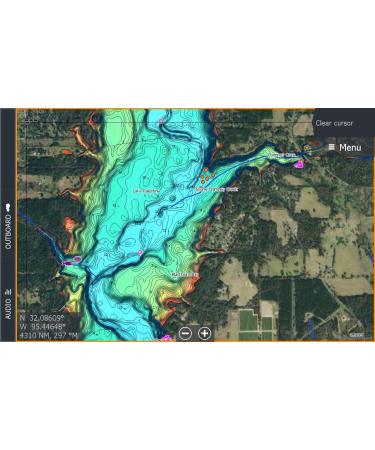 C-MAP Reveal Lake Charts with Shaded Relief & Custom Depth Shading - South East US Lakes - Buy Online on GoSupps.com