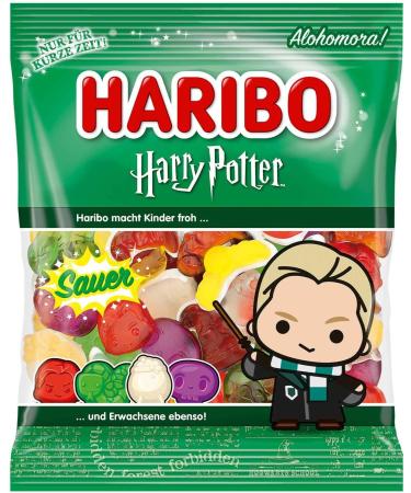  SWEET BUDDIES Harry Hermione Ron Luna & Draco Special Edition 160g Pack of 5 Candy Bags - Mixed Fruit Gum with Golden Snack Talking Hat Hedwig Owl and More - Edition - Buy Online on GoSupps.com