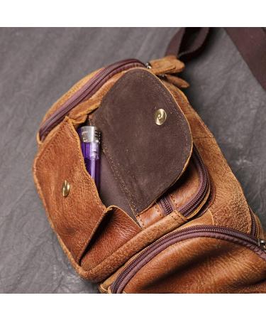 Chest Bag Men's Nubuck Leather Messenger Men's Bag Trendy Youth Bag Waist Bag Large Capacity Tide Bag (Color : B Size : 21 * 4 * 18cm) (A 21 * 4 * 18cm) A 21*4*18cm - Buy Online on GoSupps.com