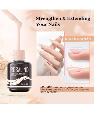 Rosalind Nail Extension Gel - Naked Pink 15ml Builder Gel for Quick Nail Art & DIY Extensions - Buy Online on GoSupps.com