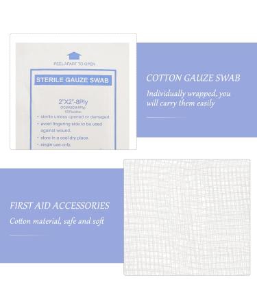 Healifty 30pcs 5x5cm Sterile Non-Woven Cotton Gauze Swabs - Household Supplies for Home & Outdoor - Buy Online on GoSupps.com