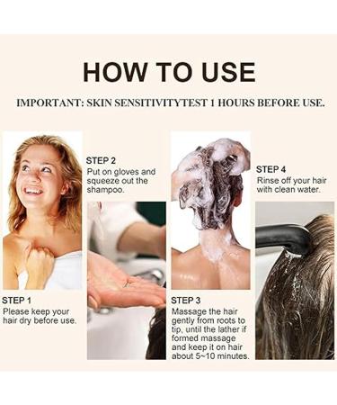 Black Hair Color Black Hair Dye Shampoo For Men And Women 3 - In - 1 In Minutes Natural And Lasting Dye Dye Shampoo For Men Women - Buy Online on GoSupps.com