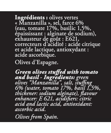 Green Olives with Tomato and Basil 300g Ederki x 2 - Buy Online on GoSupps.com