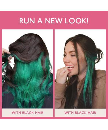 Buy If-Salt Tape Extensions - Green Real Hair 10pcs 40cm Invisible Tape-In Extensions for Smooth Highlights - Buy Online on GoSupps.com