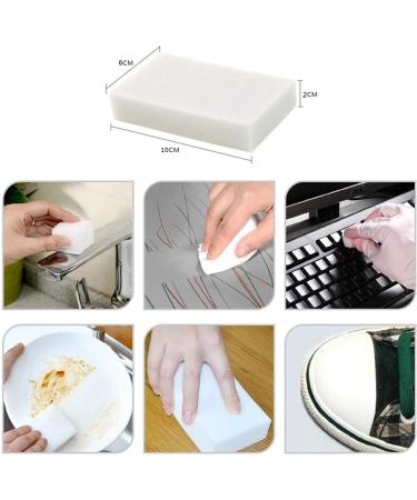 Dr.JIEER 10 Pcs Magic Sponge Eraser 100x60x20mm - Multi-Functional Melamine Foam Cleaner - Buy Online on GoSupps.com