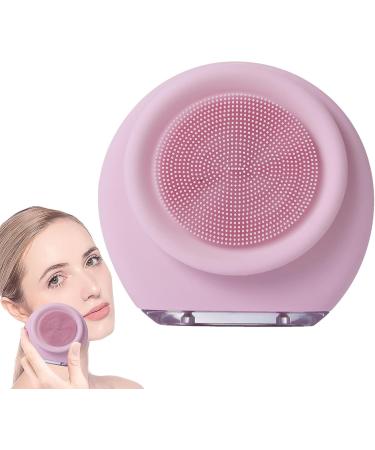 Dyeulget Face Brush Cleanser Electric Face Exfoliator Scrubber Gentle Facial Brush | Silicone Waterproof Face Brush for Birthdays Anniversaries Facial Cleansing Holidays Pink - Buy Online on GoSupps.com