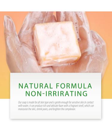 2PCS Organic Ginger Soap for Lymphatic Detox & Drainage - Slimming Soap for All Skin Types - Buy Online on GoSupps.com