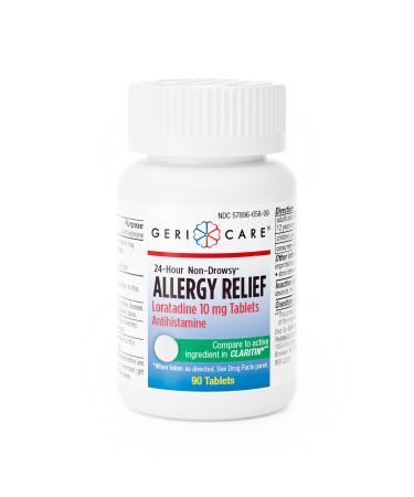 Allergy Relief Loratadine Tablets 90count 90 Count (Pack of 1)