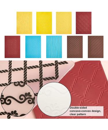 Globleland Plastic Embossing Folders - DIY Craft Template for Handcraft Photo Album Decoration - 5.83 x 4.13 Inches - Mixed 1 - Buy Online on GoSupps.com