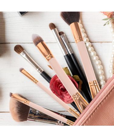 4pcs Portable Dual-ended Makeup Brushes Set | Pro Soft Bristles Cosmetics Powder Blush Kit (T-04-026) - Buy Online on GoSupps.com