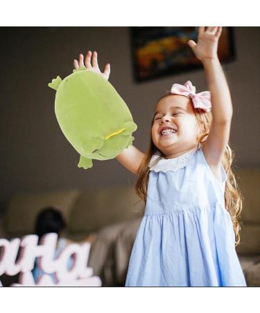 JUNERAIN Super Soft Frog Plush Stuffed Animal 30cm Grass Green - Adorable Hugging Pillow Toy for Kids, Toddlers, Girls, Boys - Cuddly Frog Decoration - Buy Online on GoSupps.com