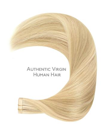 Buy If-of-Hearted Tape Extensions | Real Hair Light Blonde Highlights 10pcs | 30g 55cm Invisible Hair Extensions - Buy Online on GoSupps.com