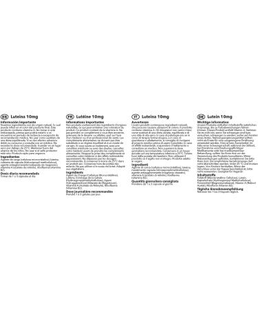 Lutein 10mg 360 Capsules - Vegan Friendly 1-Year Supply - SimplySupplements - Boost Eye Health & Vision - Buy Online on GoSupps.com