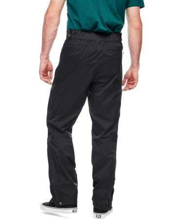 Black Diamond Stormline Stretch Full Zip Rain Pants - Men's | Black | Medium - Buy Online on GoSupps.com
