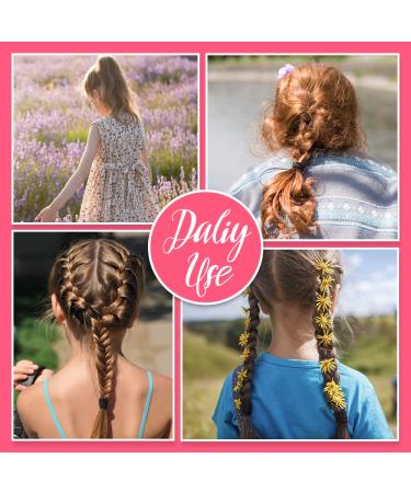 Topsy Tail Hair Loop Styling Tool Set with 10 Hair Ties - Pink & Red - Buy Online on GoSupps.com