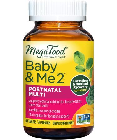 MegaFood Baby & Me 2 Postnatal Multi 60 Tablets