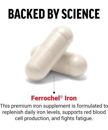 Force Factor Iron Supplement for Women and Men Non-Constipating Gentle on The Stomach Iron Bisglycinate 36mg 90 Vegetable Capsules Unflavored 90 Count (Pack of 1) - Buy Online on GoSupps.com