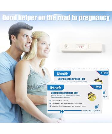 Wondfo Male Fertility Test 2 Tests Sperm Test Kit for Checking Sperm Count Normal or Low Accuracy Privacy - Buy Online on GoSupps.com