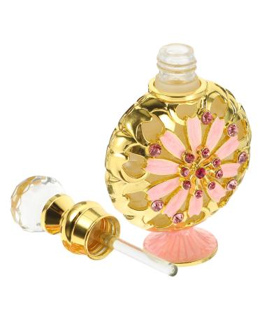 minkissy Lotion Bottle Cosmetic Containers Valentine Goodies For Valentines Day Perfume Container Glass Perfume Bottle Sun Flower Essential Oil Bottle Sample Vial Bottled Alloy