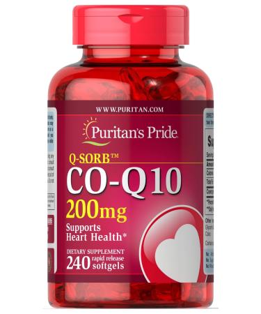 Puritans Pride Q-Sorb CoQ10 200 Mg 240 Count