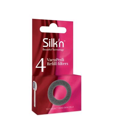 Silk'n VacuPedi Filters - for Catching Dead Skin Flakes - Only Suitable for Silk n VacuPedi - 4 Pieces