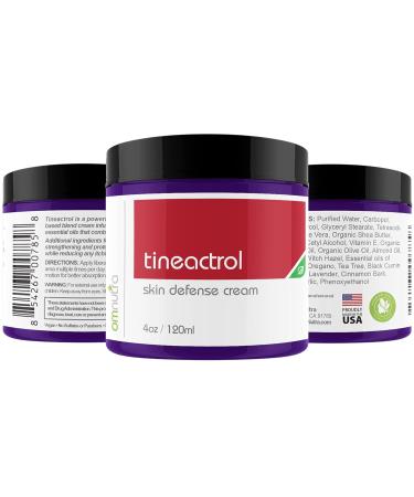 Tineactrol Organic Tinea Versicolor Treatment Cream - Extra Strength Dermal Defense - Buy Online on GoSupps.com