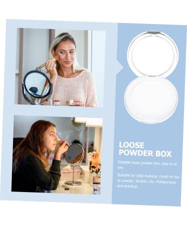 DOITOOL 2pcs Powder Box Makeup Travel Containers Refillable Compact Loose Powder Case Elastic Mesh Simple - Buy Online on GoSupps.com