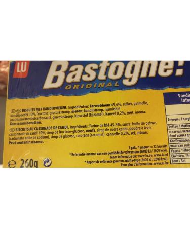 Buy Lu Bastogne Original 6 x 260g Pack Delicious Biscuits with Brown Sugar Candy | International Shipping Available - Buy Online on GoSupps.com