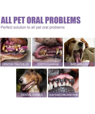 6 Pet Oral Repair Gel - Dog Breath Eliminator Gel - Pet Oral Repair Without Brushing - Natural Pet Teeth Care Solution for Cat Dog 6pcs - Buy Online on GoSupps.com