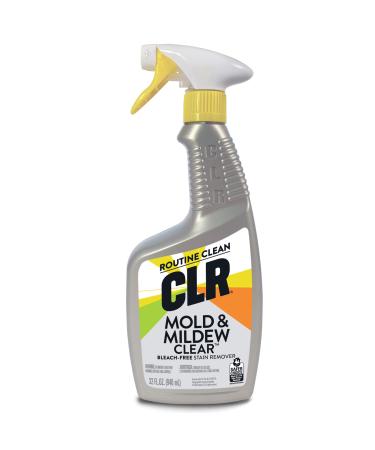 CLR Mold & Mildew Clear, Bleach-Free Stain Remover Spray | Works on Fabric, Wood, Fiberglass, Concrete, Brick, Painted Walls, Glass and More | EPA Safer Choice (32 Ounce) - Buy Online on GoSupps.com