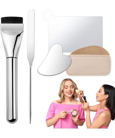  Duroecsain Makeup Mixing Stand Foundation Blending Palette with Metal Spatula 4 Professional Eyeshadow Blenders and Beauty Lovers for Mom - Buy Online on GoSupps.com