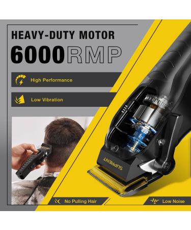 SUPRENT Mens Hair Clipper - Rechargeable Hair Cutting Kits with LED Display Cordless Hair Clipper for Home Use & Barbers - Buy Online on GoSupps.com