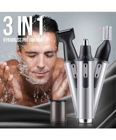  4 in 1 USB Rechargeable Ear and Nose Hair Trimmer for Men & Women | Waterproof Electric Eyebrow & Facial Hair Clipper with Stainless Steel Blades - International Shipping Available  - Buy Online on GoSupps.com