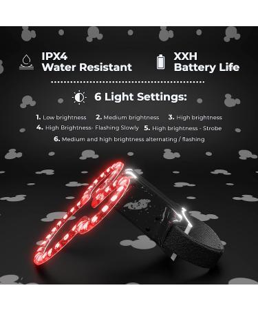 Disney Mickey Mouse LED Bike Light - 6 Light Modes, IPX4 Weather Resistant - Disney Bicycle Accessories for All Bike Types - Buy Online on GoSupps.com