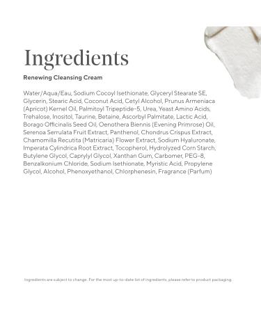 Murad Renewing Cleansing Cream - Age-Defying Gentle Face Wash with Lactic Acid & Vitamin E for Luxurious Smooth Skin - Apricot Starflower and Peptides to Clean & Nourish Dry Skin & Wrinkles 5 Fl Oz (Pack of 1) - Buy Online on GoSupps.com