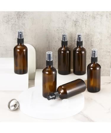 ALIFEIA 100ml Amber Glass Spray Bottles Empty Fine Mist Refillable Travel Spray Bottle for Cleaning Perfume Aromatherapy Cosmetic Sprays Hair Essential Oils with Fine Mist Dispenser(3 Pack) Amber 3 Pack 100ml - Buy Online on GoSupps.com