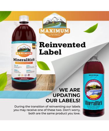 Maximum Living MineralRich Liquid Minerals Supplement - 32 oz Bottle - Buy Online on GoSupps.com