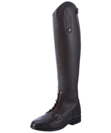 HKM Adults 3997 Riding Boots Valencia Leather Riding Boots Long Length/Narrow Width 36-46 Pants 2400 Brown 36 36 EU Brown
