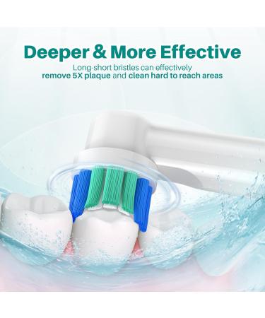 Replacement Brush Heads for Oral-B - 24 Pack Precision Clean - Fits Professional Care Vitality Pro Smart Genius Series - Buy Online on GoSupps.com