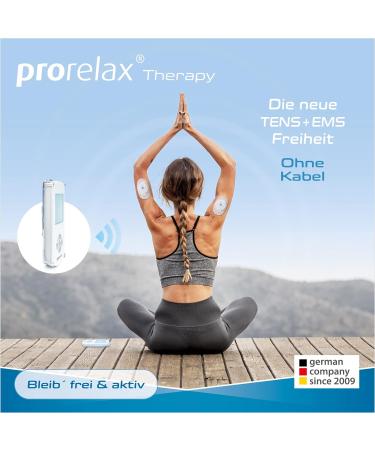 Prorelax Tens/Ems Duo Comfort Wireless | 2-in-1 Electrotherapy for Chronic Pain & Muscle Building | Extra Large Illuminated Display - Buy Online on GoSupps.com